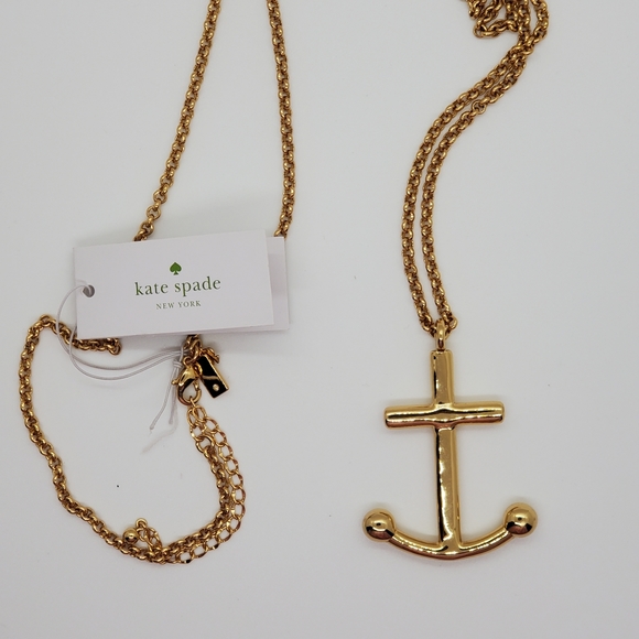 kate spade Jewelry - Kate Spade Anchors Away Long Pendant New!